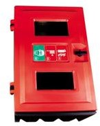 BLUSSER/BRANDSL.KAST GECOMB.85 Eenheid type STUK afmetingen (HxBxD) 850 x 540 x 375 mm omschrijving 2 blussers 6 tot 12kg, of 1 blusser + brandslang +straalpijp model 85