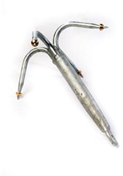 DRENKELING DREG VERZINKT   2KG Eenheid type STUK diameter gat 8 mm diameter 300 mm hoogte 325 mm gewicht 2 kg stamdikte 27 mm