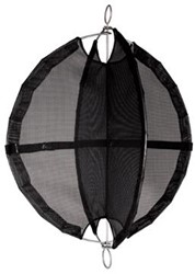SEINBAL ZWART PVC/GAAS    60CM Seinbal zwart pvc/gaas 60cm
