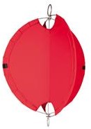 SEINBAL ROOD KATOENDOEK   60CM Eenheid type	STUK
diameter	60 cm
materiaal	katoendoek
omschrijving	object in vaargeul, gesloten zijde
kleur	rood