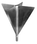 SEINKEGEL BLANK ALUMINIUM 60CM Eenheid type	STUK
afmetingen	60 x 60 cm
materiaal	aluminium
kleur	blank (niet geverfd)
omschrijving	A.D.N. kegel