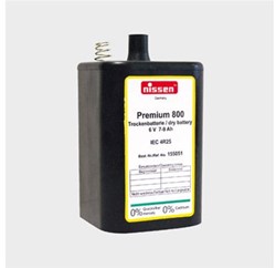 BLOKBATTERIJ+VEER 6V 7-9AH  