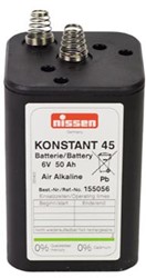 BLOKBATTERIJ+VEER 6V 50AH 