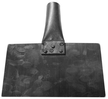 SCHRAPPER "SCHERP" 150X150XØ30