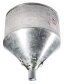 TRECHTER STAAL 250 MM + ZEEF Eenheid type	STUK
diameter	250 mm
inhoud	6,0 L
omschrijving	verzinkt staal + zeef