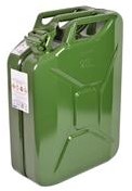 JERRYCAN STAAL             20L Eenheid type	STUK
afmetingen	35 x 16 x 48 cm
inhoud	20 L