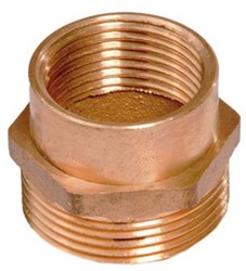 M.SOKNIP CON. 3/4" BI X  1" BU internal thread IS NOT conical	3/4"external thread IS conical	1"