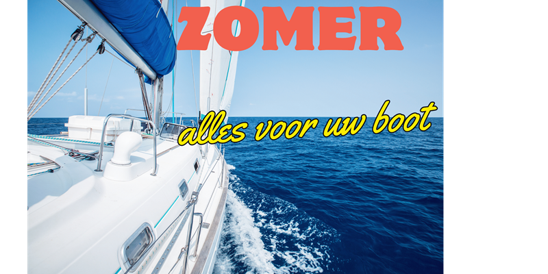 Alles voor uw boot voor de zomer