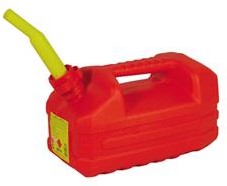 RODE JERRYCAN KUNSTST.+TUIT 5L