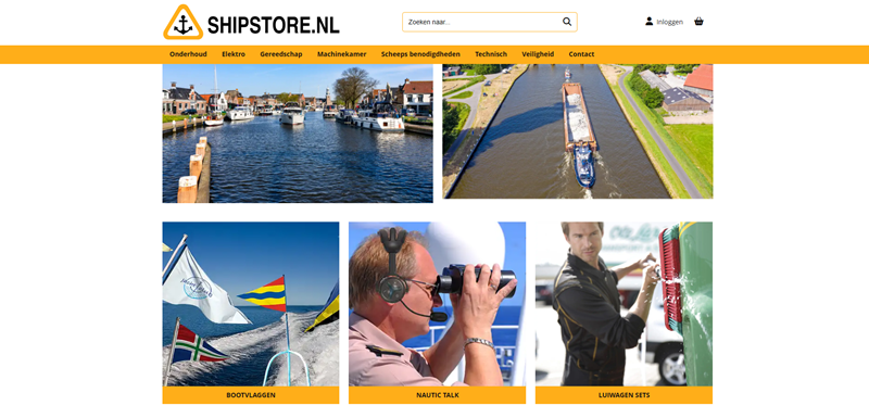 Online vernieuwde shop shipstore.nl