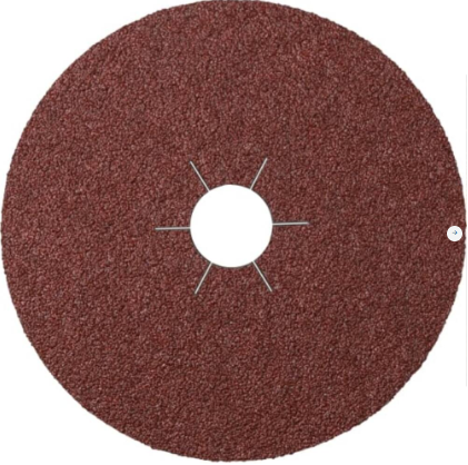 FIBERSCHIJF (CS 561) 125 x 22MM, KORREL 120 (25 PER DOOS)