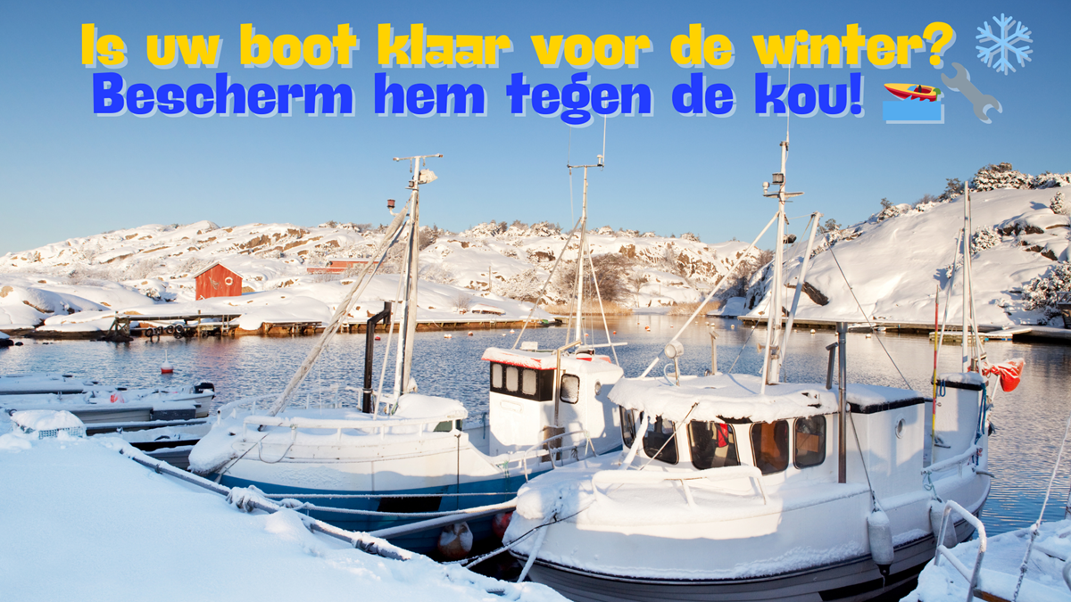Boot winter klaar maken